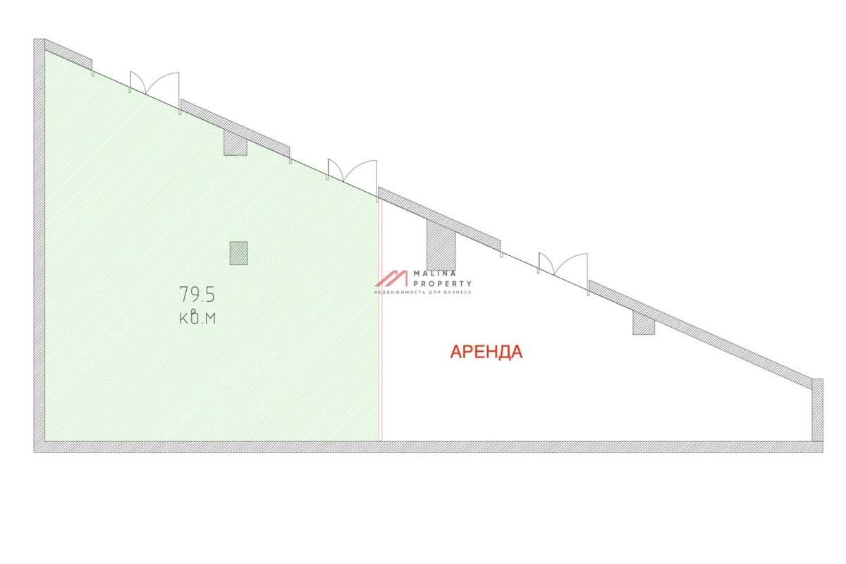 Аренда торгового помещения на трафике