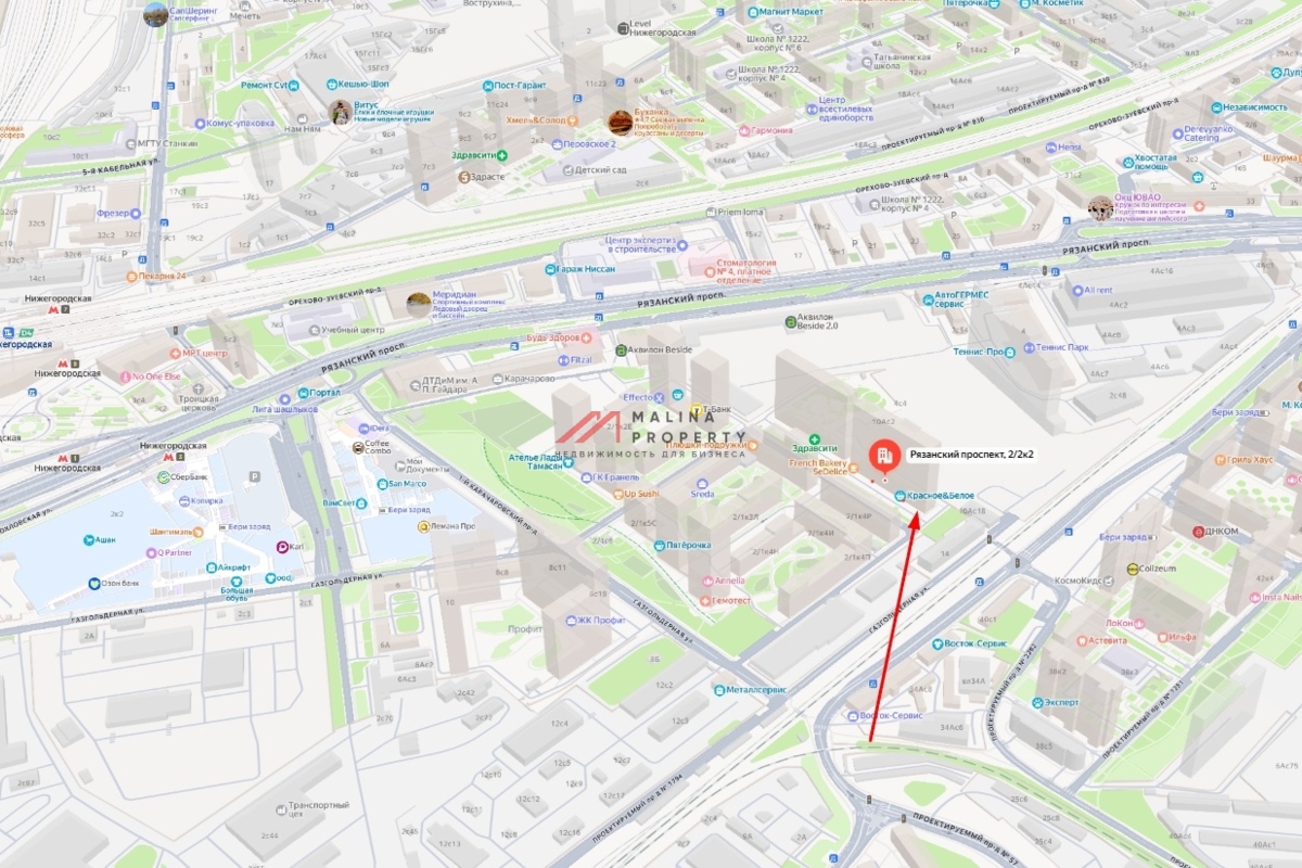 Продажа помещения в ЖК "Аквилон Beside" 