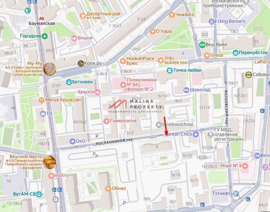 Аренда помещения в номо жилом доме