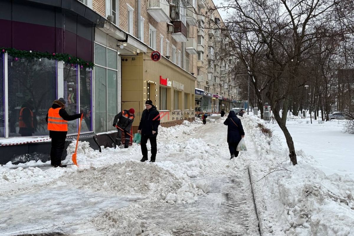 Продажа помещения с арендатором на Люсиновской улице 