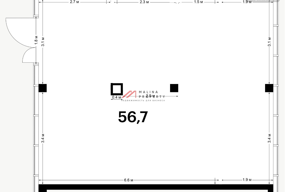 Аренда торгового помещения напротив поликлиники в ЖК "Ильинские луга"