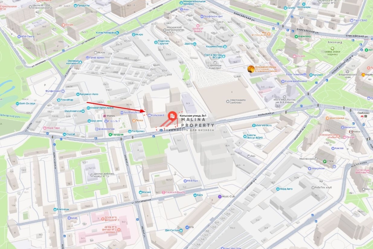 Аренда торгового помещения в ЖК "Кольская 8" 