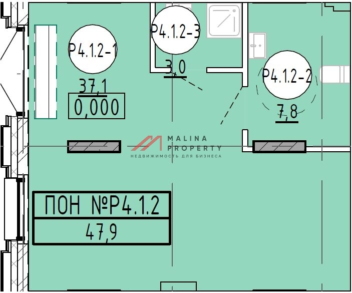 Продажа торгового помещения в ЖК «Квартал Метроном»