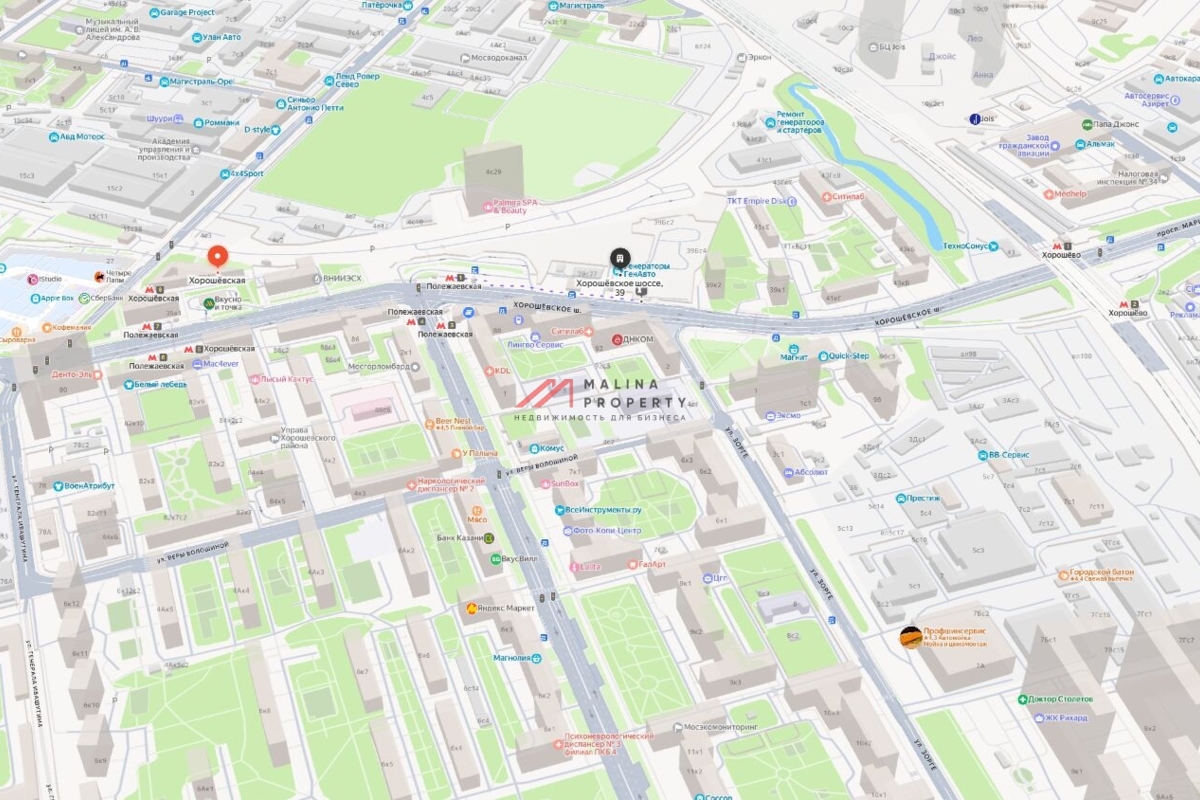 Продажа торгового помещения в БЦ "ASpace Хорошевская"