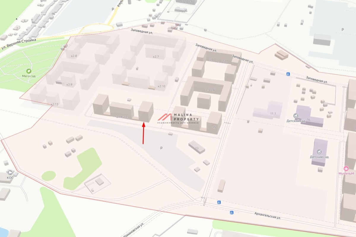 Продажа торгового помещения в ЖК Ильинские луга