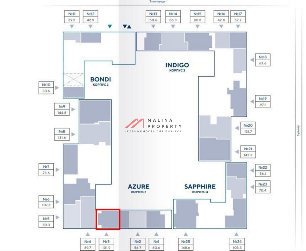 Продажа торгового помещения в жилом комплексе Wave