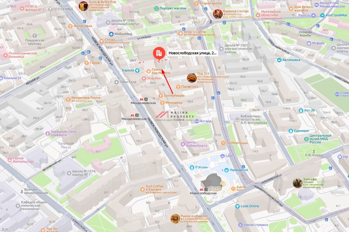 Аренда торгового помещения на Менделеевской