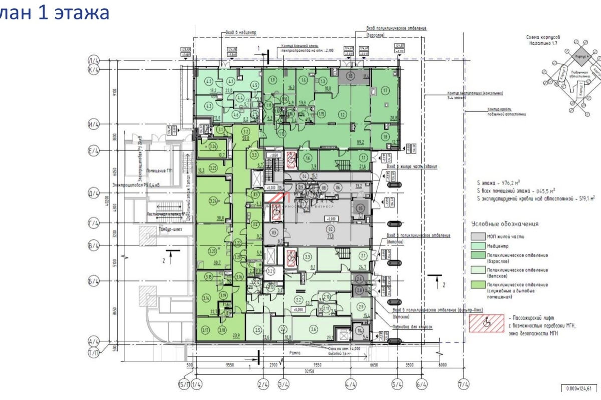 Продажа помещения под мед клинику в ЖК "Nagatino i-Land"