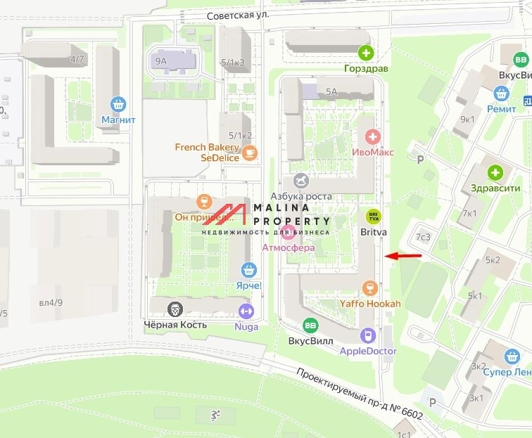 Аренда торгового помещения в ЖК Измайловский 11