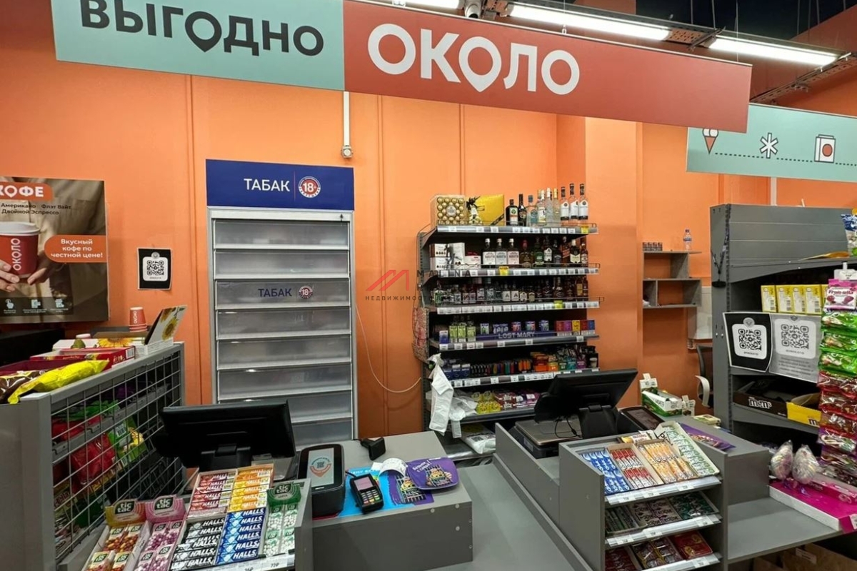 Продажа помещения с арендатором магазин "Около" в ЖК " Лермонтовский" 