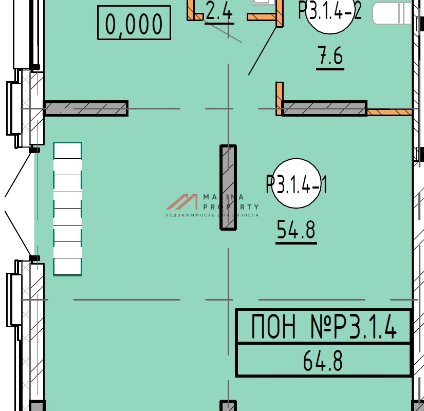 Продажа торгового помещения в ЖК «Квартал Метроном»