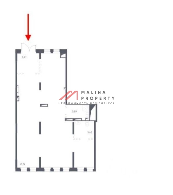Аренда торгового помещения в ЖК "Горки парк"