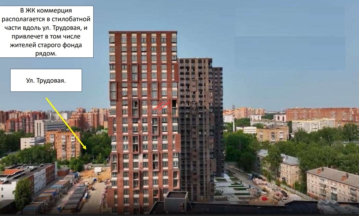 Аренда торгового помещения в ЖК "Долина Яузы" 