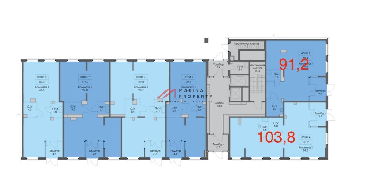 Аренда коммерческого помещения в ЖК Ильинские луга