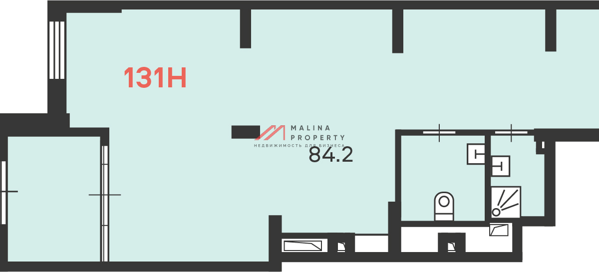 Продажа коммерческого помещения в новом доме