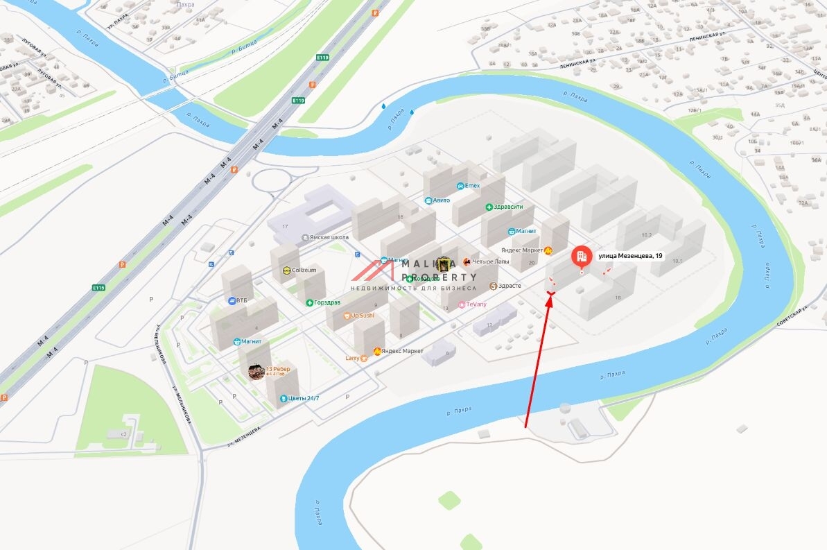 Продажа торгового помещения в ЖК "Прибрежный Парк"