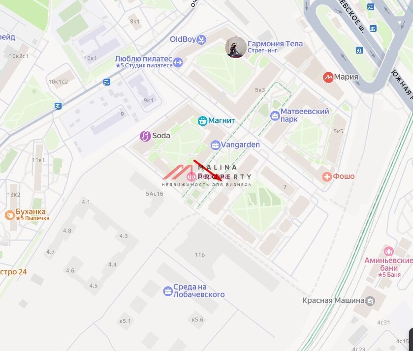 Продажа коммерческого помещения в новом доме