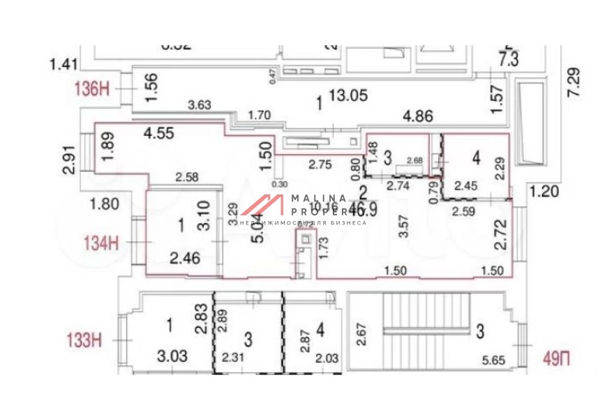 Продажа коммерческого помещения в новом доме