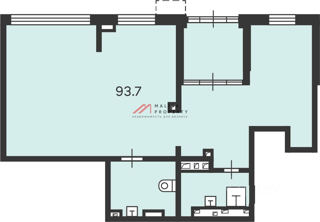 Аренда торгового помещения в новом доме 