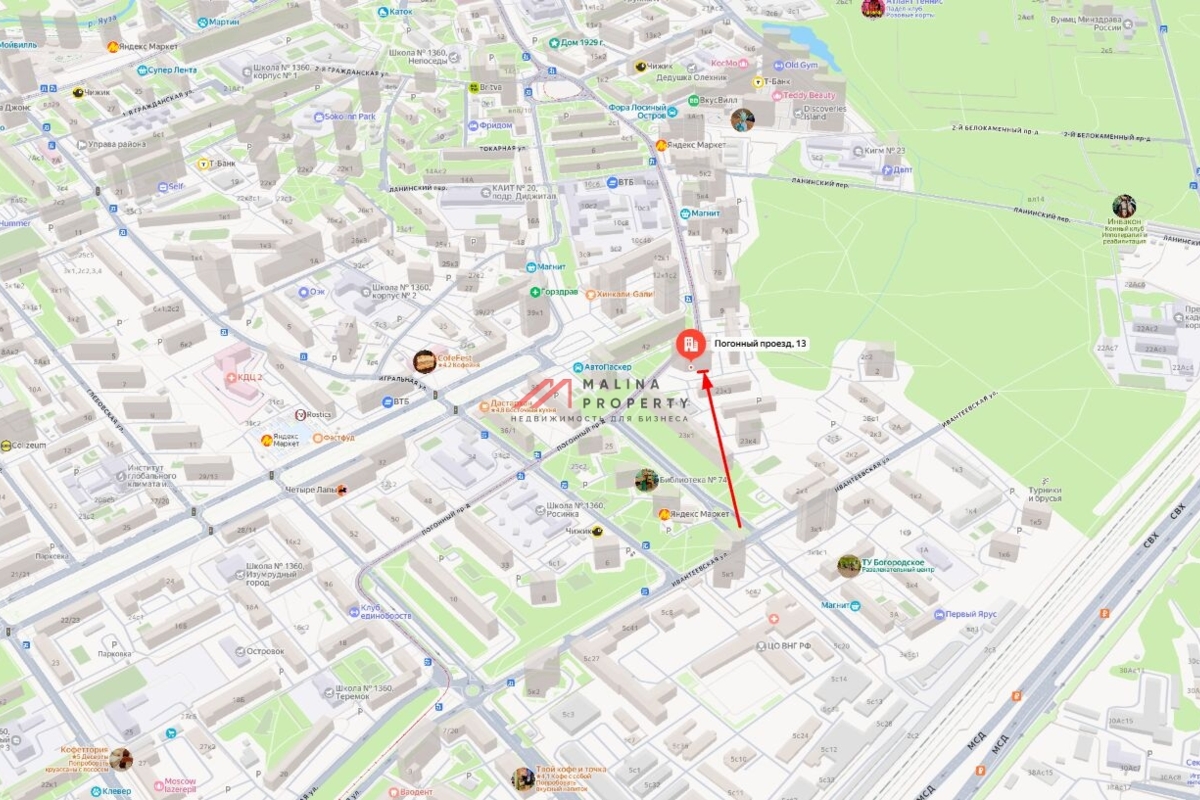 Аренда торгового помещения в новом доме 