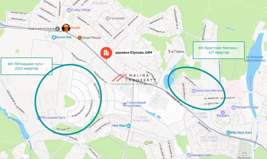 Продажа торгового здания с арендаторами в г. Химки 