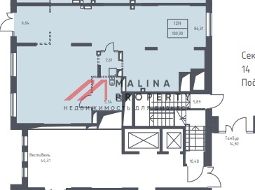 Аренда торгового помещения в ЖК "Остафьево" 