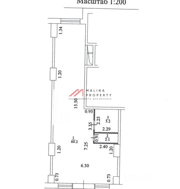 Аренда торгового помещения в новостройке 