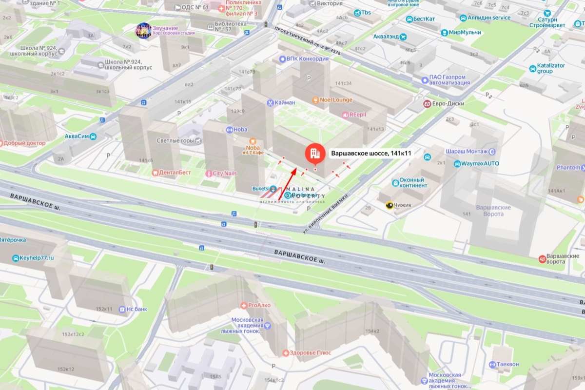 Аренда торгового помещения на Варшавском шоссе