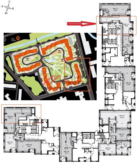 Продажа помещения в жилом комплексе Sky Garden
