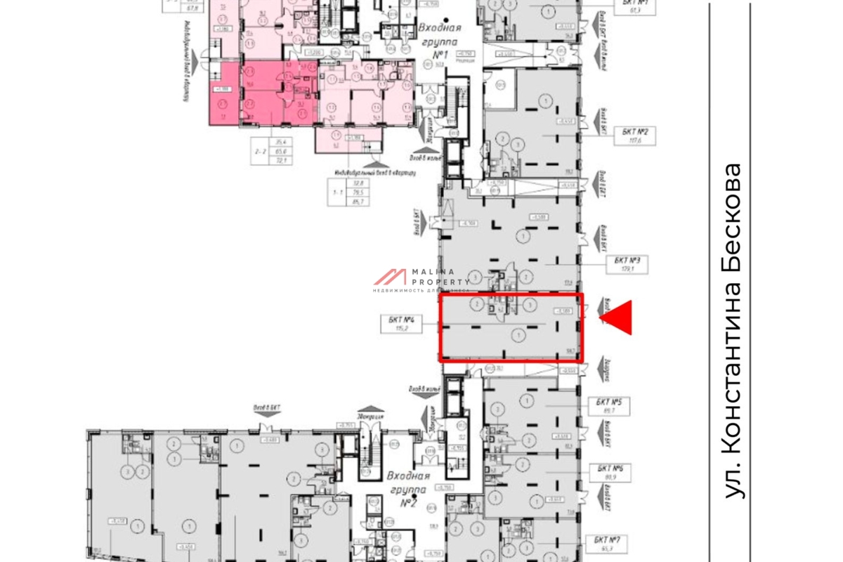 Аренда торгового помещения в ЖК Примавера 