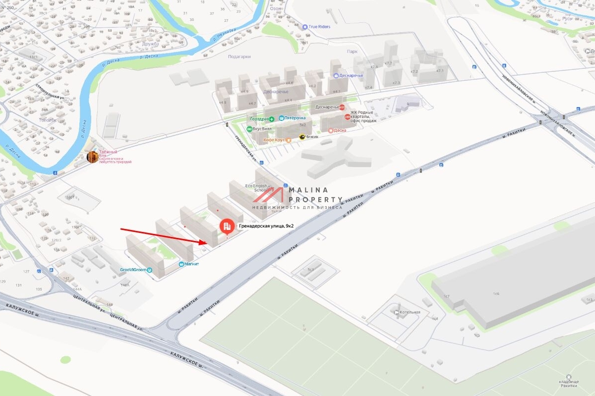 Продажа помещения с арендатором Буханка в ЖК «Новые Ватутинки, мкр. Десна»