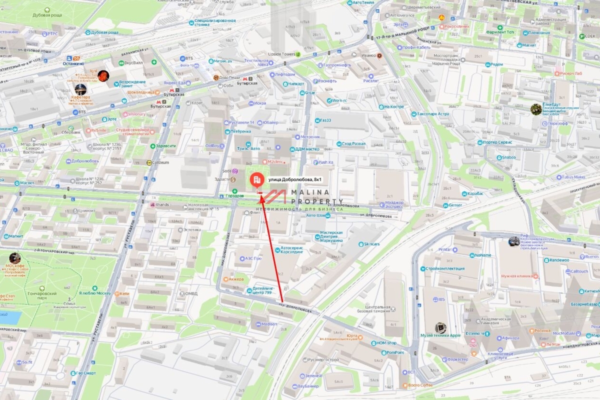 Аренда помещения на 1-й линии в ЖК Руставели