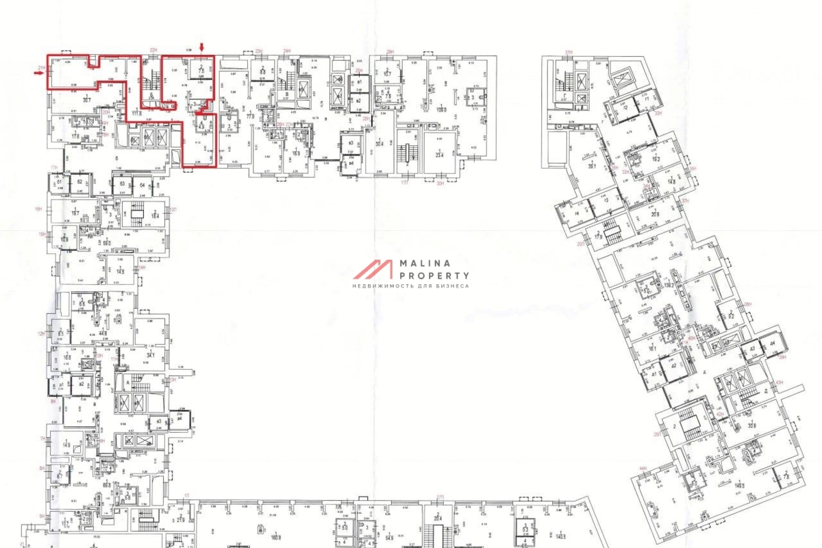 Аренда торгового помещения в новом доме