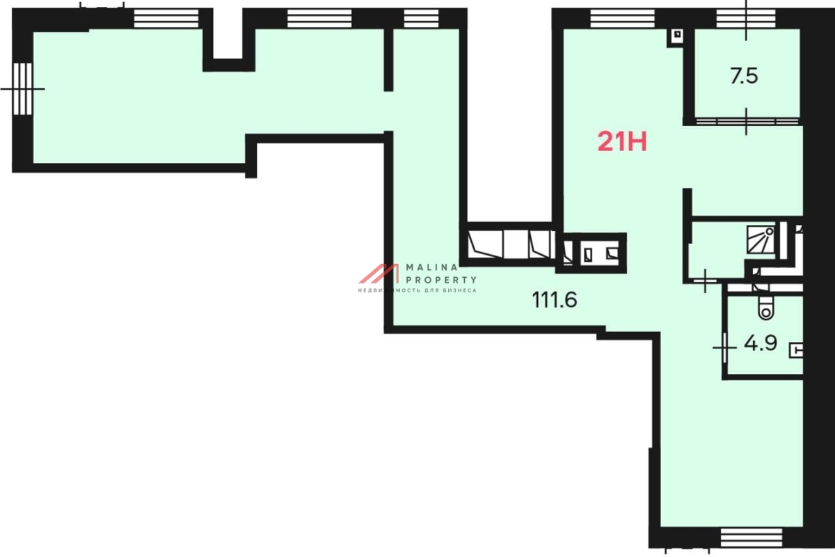 Аренда торгового помещения в новом доме
