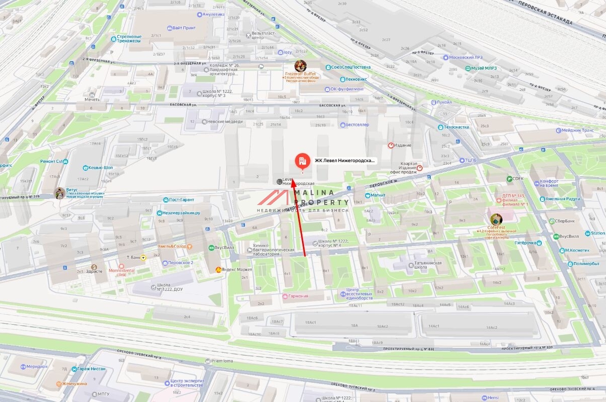 Продажа торгового помещения в ЖК "Level Нижегородская"