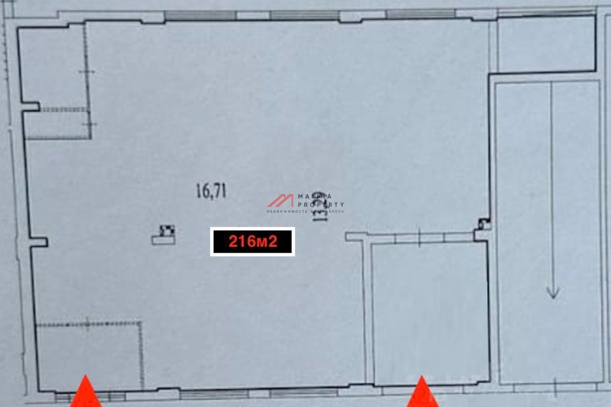 Аренда помещения под супермаркет в ЖК Скандинавия