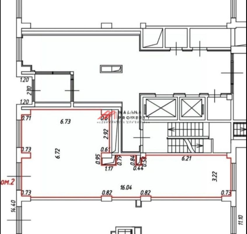 Аренда  коммерческого помещения в ЖК "Ильинские Луга"
