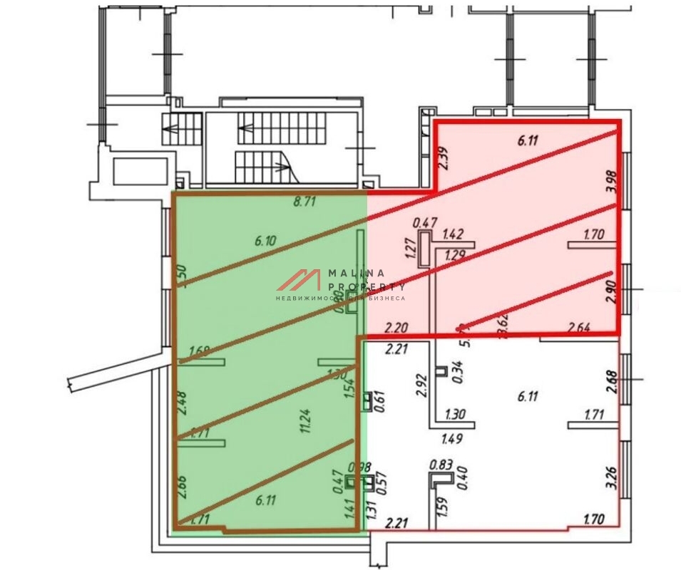 Аренда торгового помещения в ЖК "Никольские луга" 
