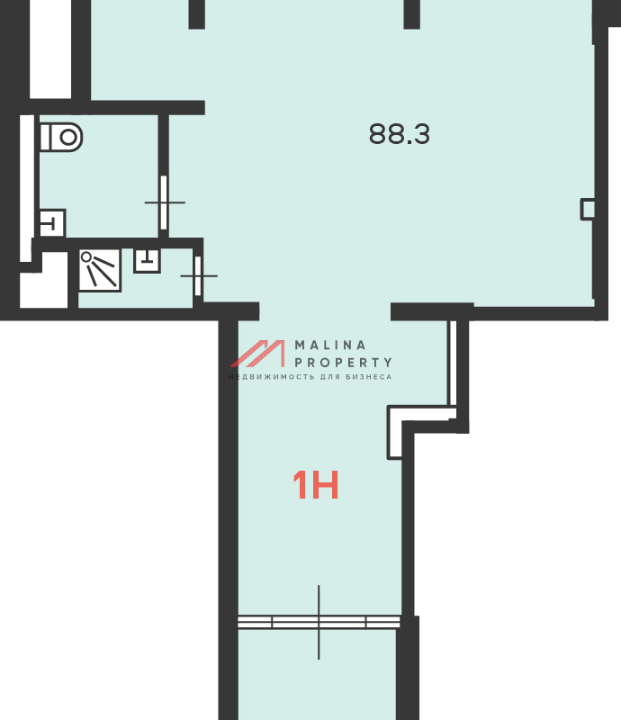 Аренда торгового помещения в новом доме 