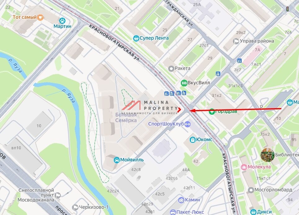 Продажа коммерческого помещения в ЖК "Большая Семерка"