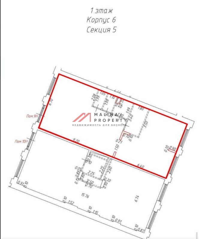Аренда торгового помещения в ЖК Shagal