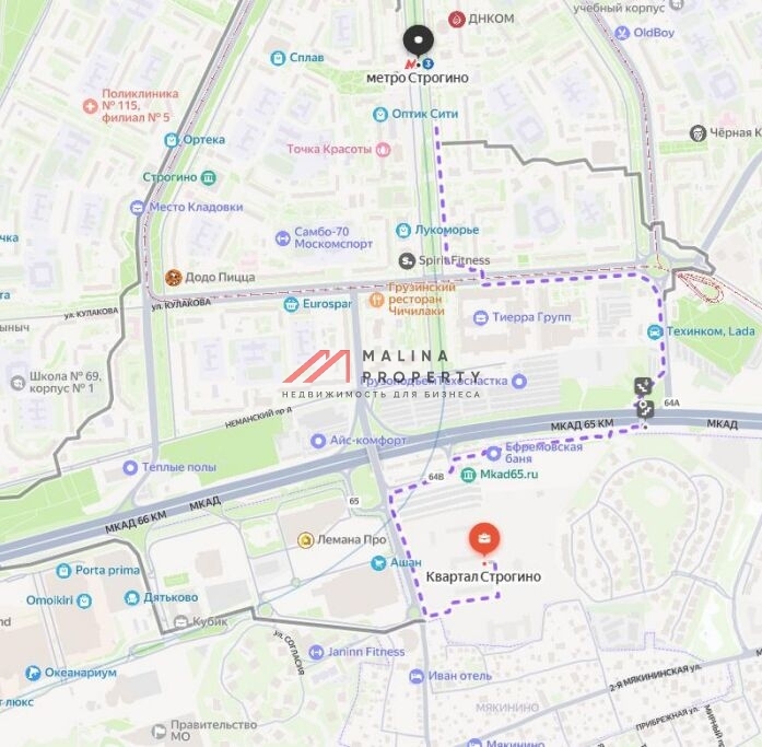 Продажа торгового помещения в ЖК "Квартал Строгино"