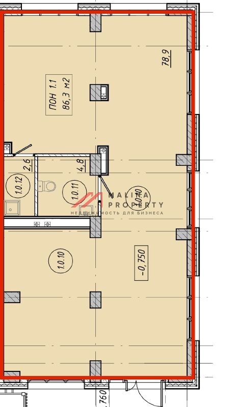 Продажа помещения в жилом комплексе Южная Битца