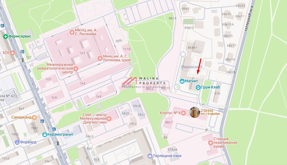 Продажа торгового помещения в ЖК PerovSky