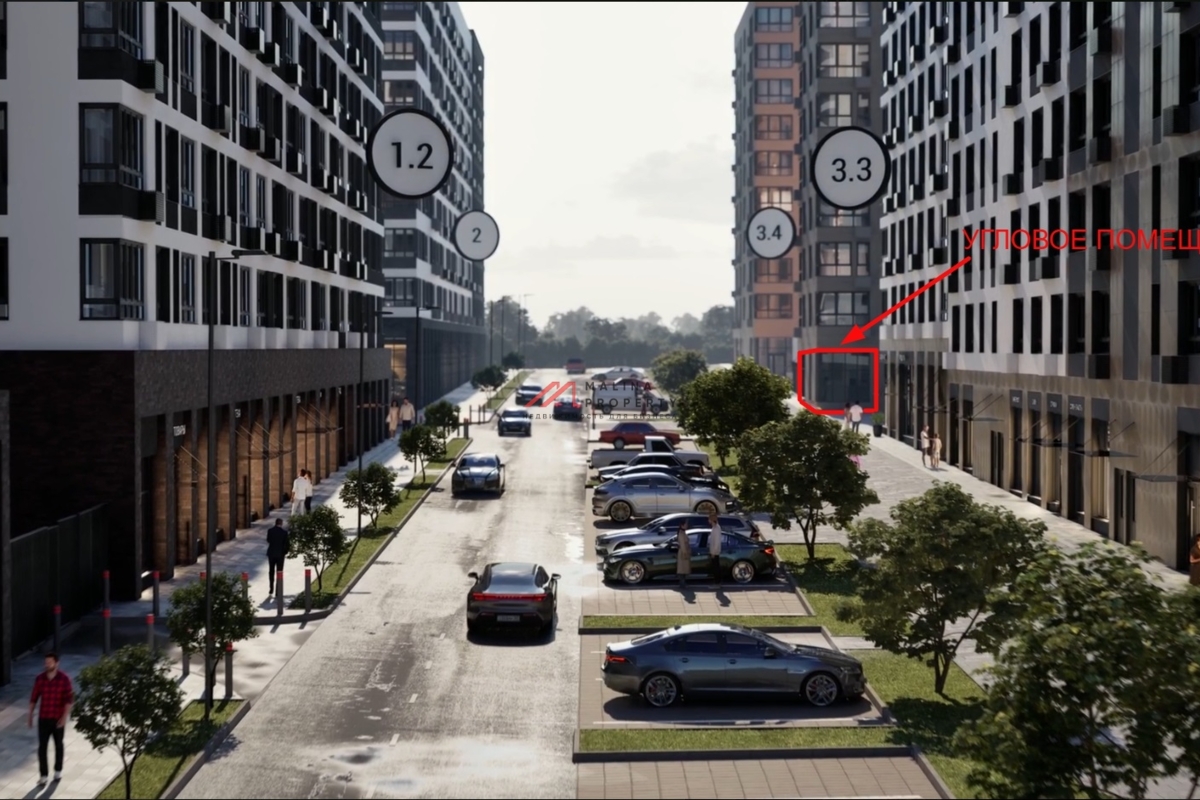 Продажа углового помещения с аптекой Горздрав в ЖК "Родные кварталы"