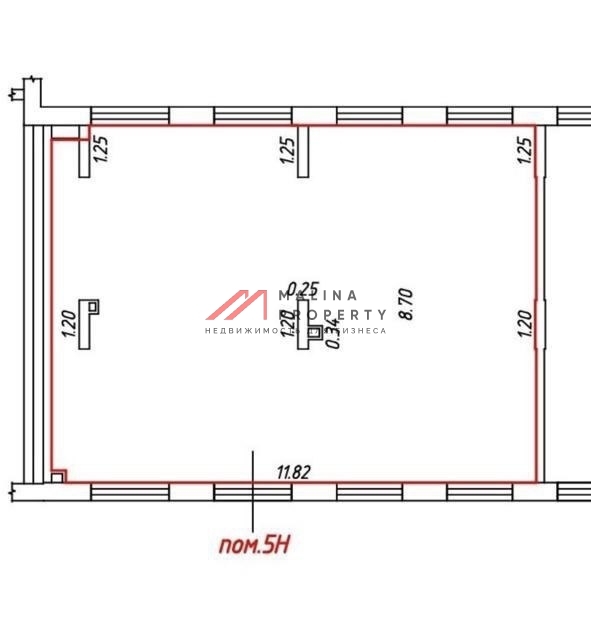 Аренда нежилого помещения в новостройке