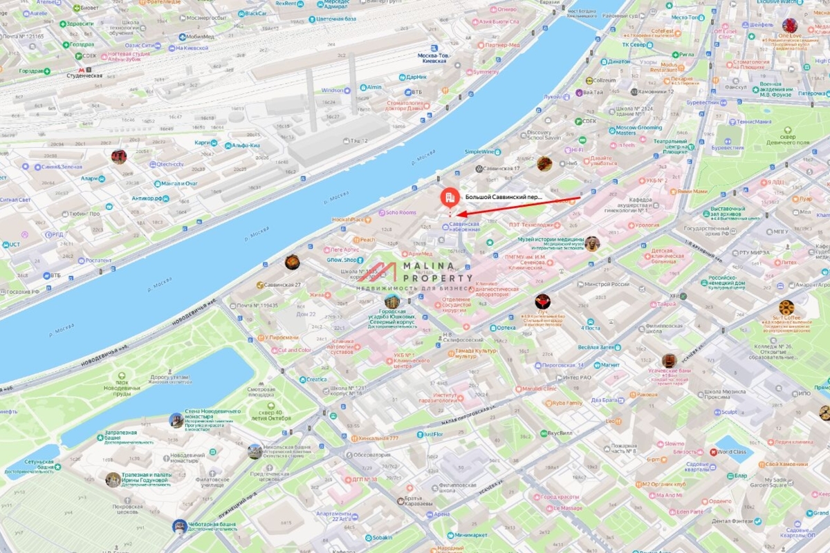 Продажа здания на Саввинской Набережной 