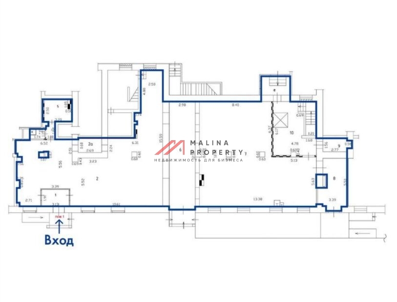 Торговое помещение с супермаркетом Пятёрочка