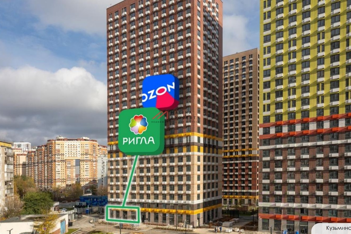 Продажа помещения с арендаторами в ЖК "Кузьминский Лес" 