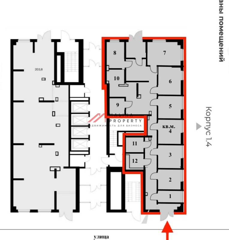 Продажа торгового помещения в ЖК «Кронштадтский 9»